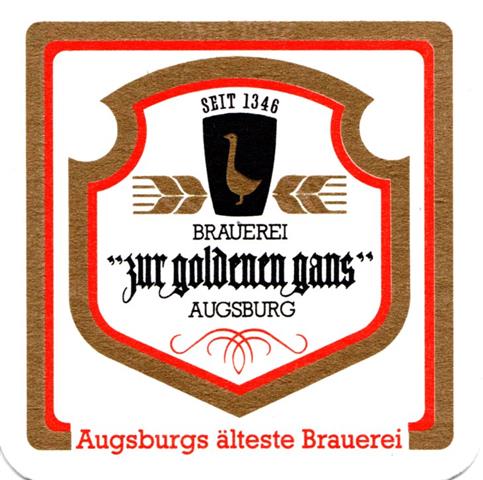augsburg a-by gold gans quad 2-3a (185-u augsburgs lteste)